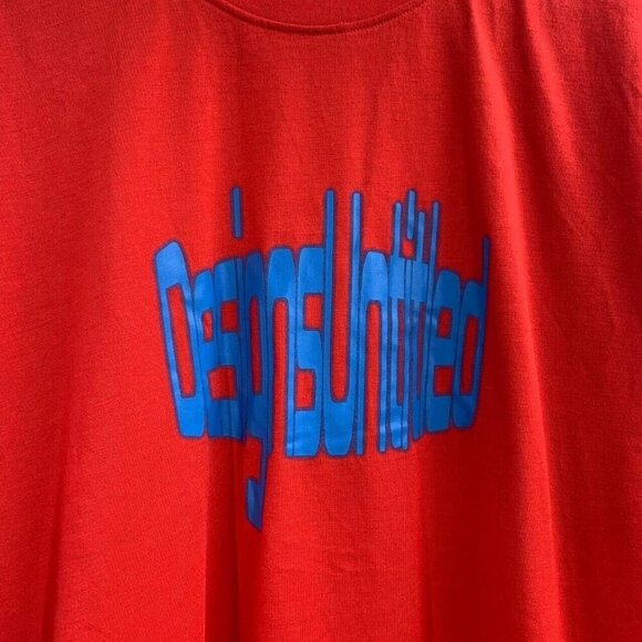 Designs Unlimited Men's Designs Unlimited Shadow Logo Cotton T Shirt Size L NWT - Picture 3 of 12